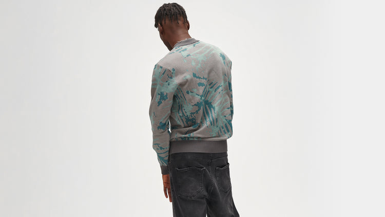 Leaf Knitted Crewneck