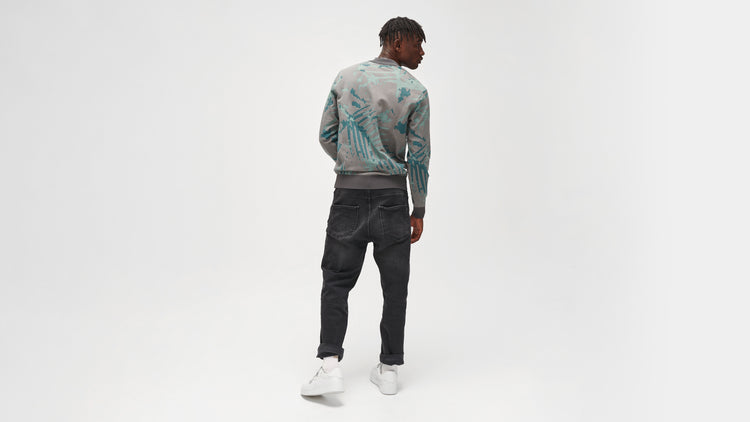 Leaf Knitted Crewneck