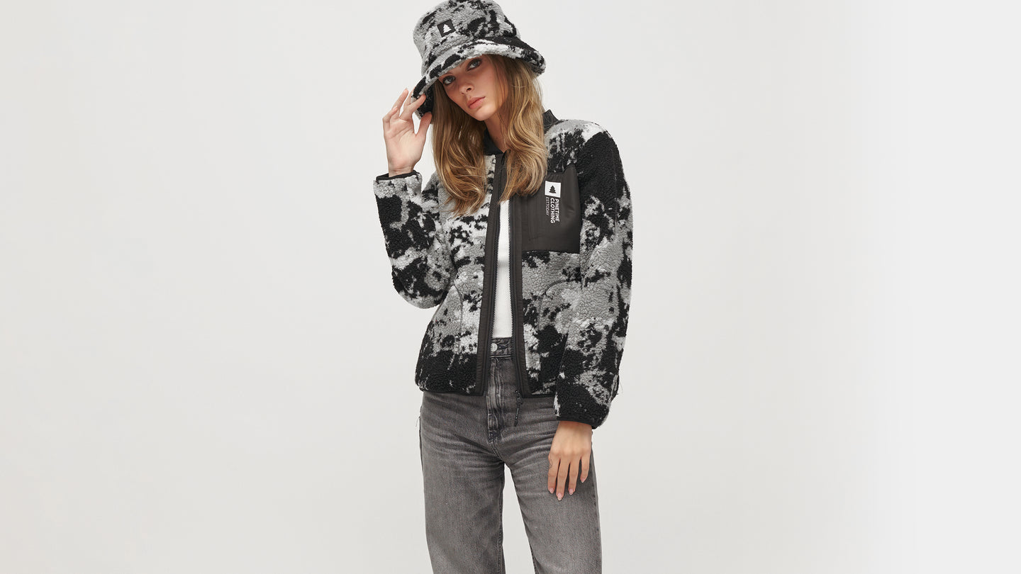 Moss Cropped Polar Jacket