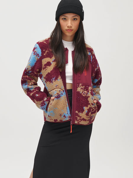 Moss Cropped Polar Jacket