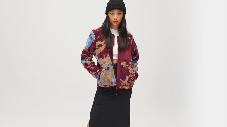 Moss Cropped Polar Jacket