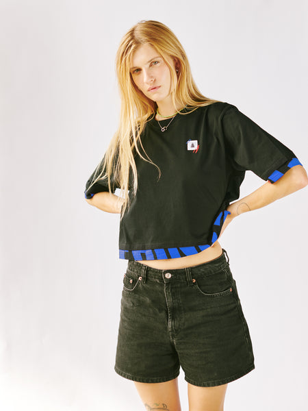 Leave Behind Cropped Organic T-Shirt
