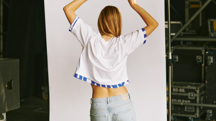Leave Behind Cropped Organic T-Shirt