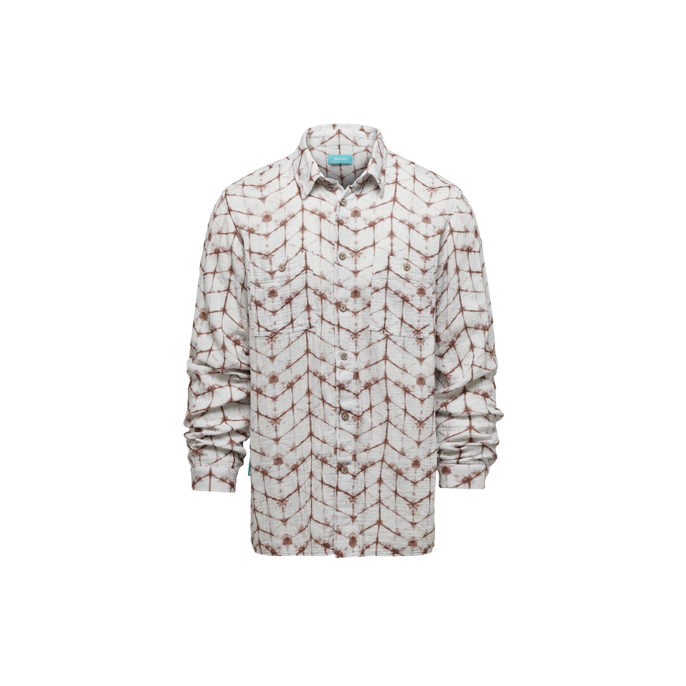 Butler Button Up Tie-Dye Shirt