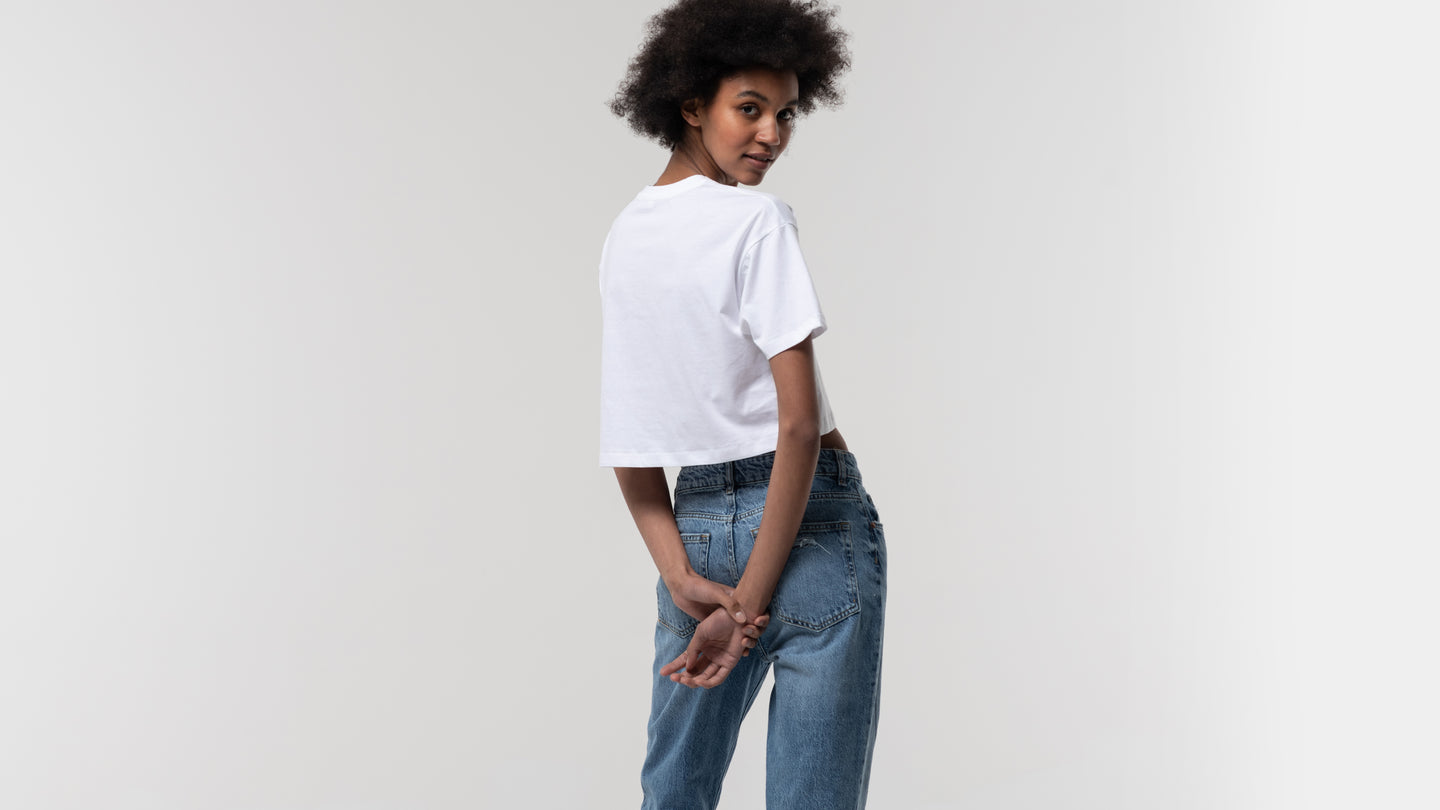 Surf's Up Organic Cropped Top