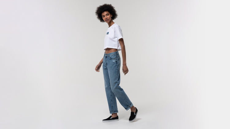 Surf's Up Organic Cropped Top
