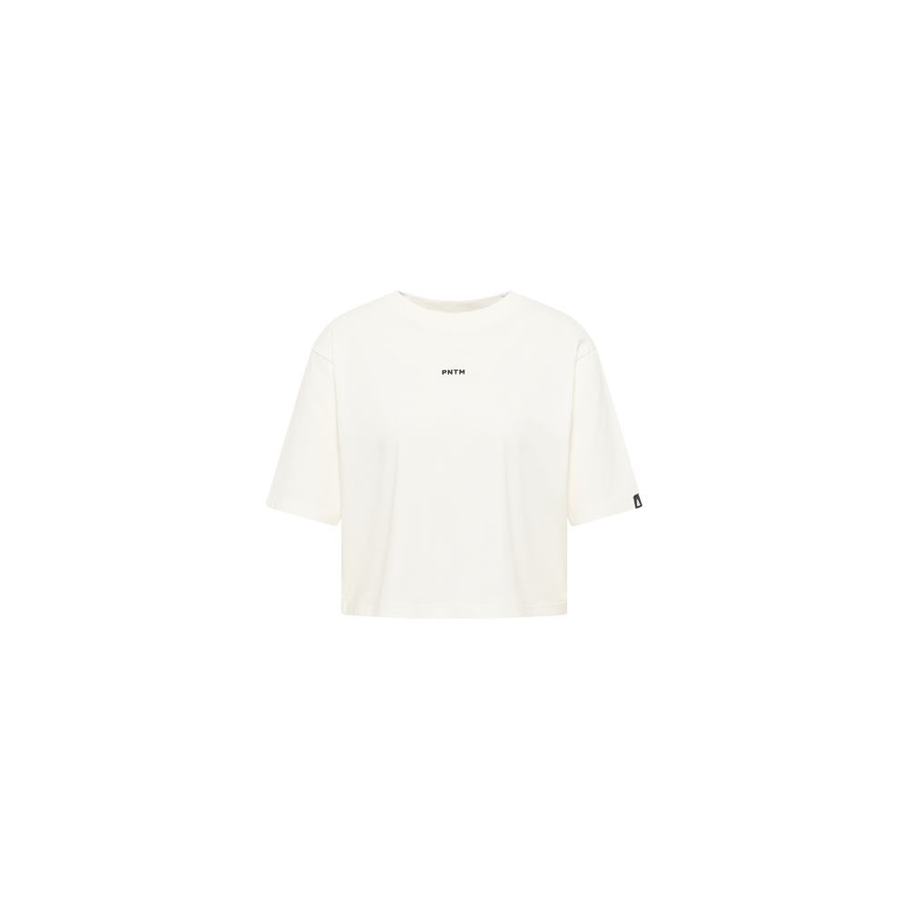 PNTM Embroidery Cropped Organic T-Shirt