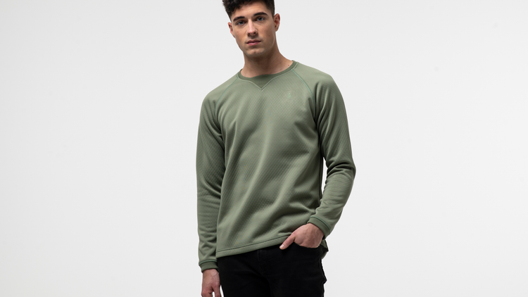 Solid Fleece Crewneck